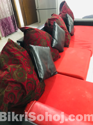 Big size L shape sofa